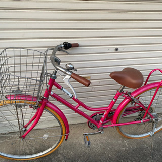ピンク　自転車　25