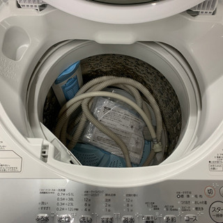 TOSHIBA 全自動洗濯機 6.0Kg 2019年【店頭取引限定】【中古品】早い者