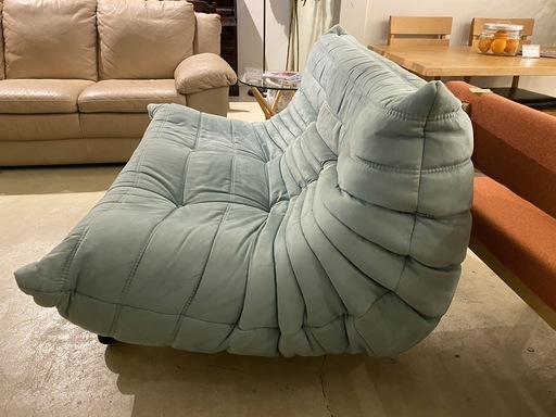 ligne roset リーン・ロゼ TOGO トーゴ ソファ 2シーター グリーン 中古品