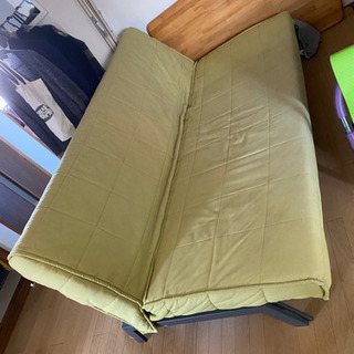  IKEA BALKARP ソファベッド　ダブルサイズ黄緑　4色あり