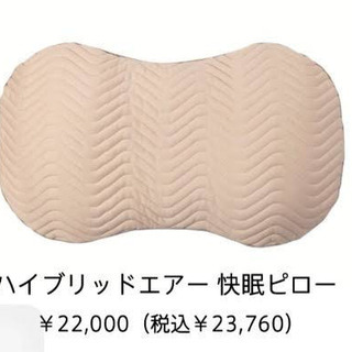 （新品)ハイブリッドエアー快眠ピロー枕×カバー2点セット