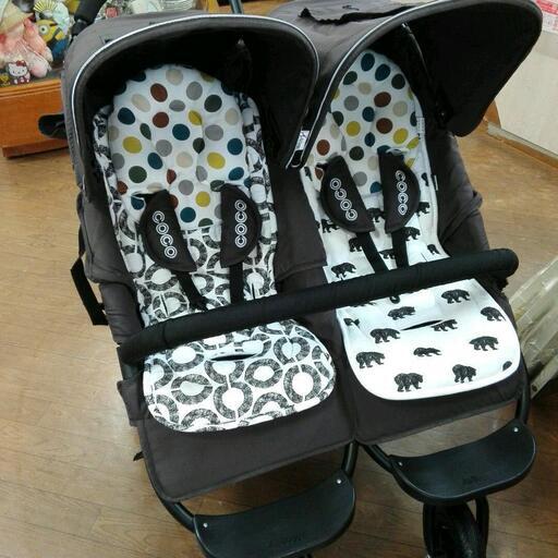myj205★エアバギーココ　双子用　二人乗り　ベビーカー