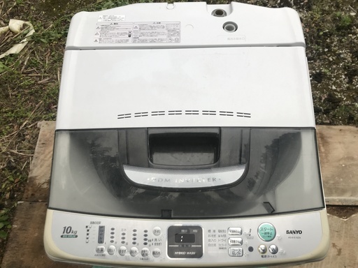 SANYO 三洋電機  ビートウォッシュ ASW-E10ZA-W   全自動洗濯機（10kg）電解水 洗剤ゼロ洗浄