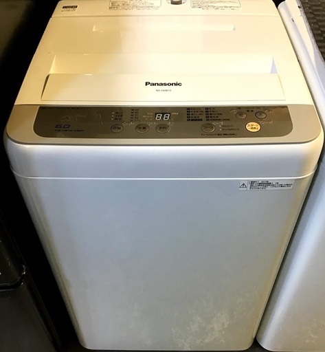 【送料無料・設置無料サービス有り】洗濯機 2017年 Panasonic NA-F60B10 中古