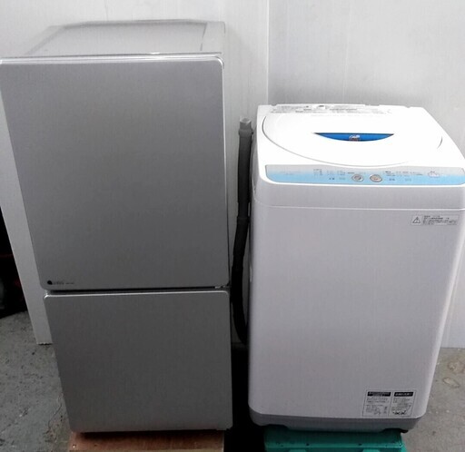 配達設置　生活家電セット　冷蔵庫　洗濯機　カビにくい穴なし槽　ひとり暮らしに