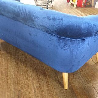 デザイナーズソファー！ブルーの衝撃！69800円を19800円で販売します