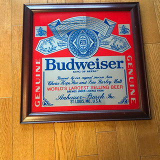 Budweiser パブミラー