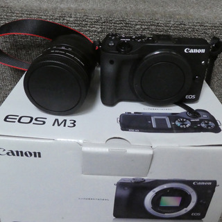 キャノン EOS M3 レンズ18-55mm 動作正常（出品者の知る限り）
