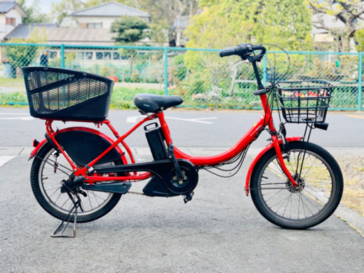 電動アシスト自転車 ヤマハ PAS Babby PM20B 2014年モデル 赤