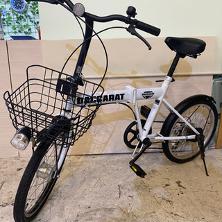自転車 ※購入予定者あり【美品】20インチ 折り畳み自転車 LEDオートライト