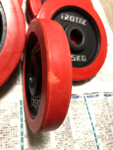 irotec ダンベル 60キロセット(片方30キロ×2),ラバー付き | pik