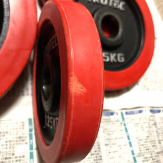 irotec ダンベル　60キロセット(片方30キロ×2),ラバー付き