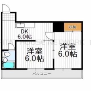 2DK 50平米 駒川中野駅5分 無料キャンペーン 広々バルコニーの画像