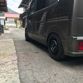 デミオ純正鉄ホイール6J 155/65R14 タイヤセット　ツライチ　エブリィ