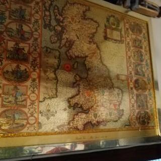 イギリス アンティーク 地図