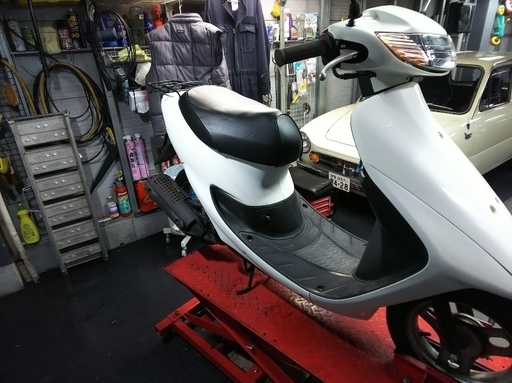 東京都板橋区高島平から 奇跡の走行2499キロ!? AF34 ライブディオ（白