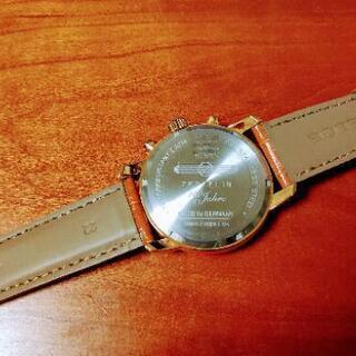 ツェッペリン　Zeppelin 100周年 限定モデル クロノグラフ メンズ腕時計 7680-5