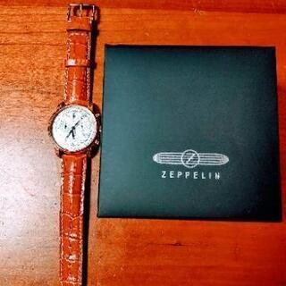 ツェッペリン　Zeppelin 100周年 限定モデル クロノグラフ メンズ腕時計 7680-5