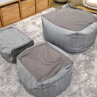 無印 体にフィットするソファ(綿デニムヒッコリー)