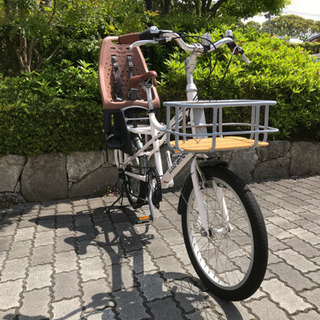 【販売終了】お洒落なママチャリ　チャイルドシート　ルイガノ　yepp イェップ
