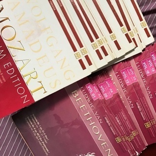 ベートーベン（87枚）モーツァルト（40枚）セット　ケース付き