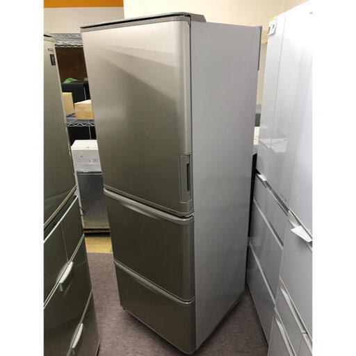 【近隣配送、設置費無料】SHARP 3ドア冷凍冷蔵庫 SJ-W352C-N 2017