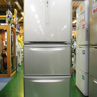 店舗同時販売中) 2019年製 335L 3ドア冷蔵庫 Panasonic NR-C340C-N
