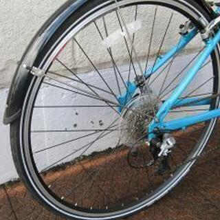 〔中古〕ルイガノ・アルミフレームクロスバイク２０１２年モデル（３X9の２７段変速・７００－３２C） 中古〕ルイガノ・アルミフレームクロスバイク2012年モデル（3X9の