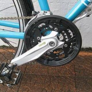 〔中古〕ルイガノ・アルミフレームクロスバイク２０１２年モデル（３X9の２７段変速・７００－３２C）