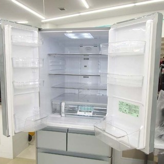HITACHI/日立 6ドア 冷凍冷蔵庫 R-A5700-1(XS) 565L シルバー