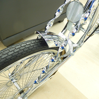 札幌市/清田区 ローライダー自転車 20インチ ローチャリ ローライダー チカーノ カスタム ミニベロ ビーチクルーザー