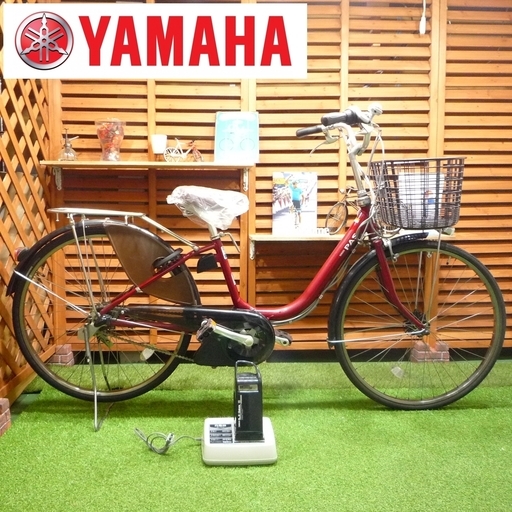 電動自転車 26インチ ヤマハ パス 新基準 大容量8.1Ah 中古 定番モデル アシスト 新生活 通勤 通学 YAMAHA PAS