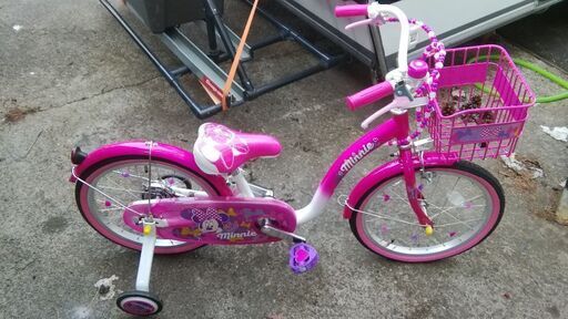 イオン　子供用　自転車　ディズニー　ミニィー