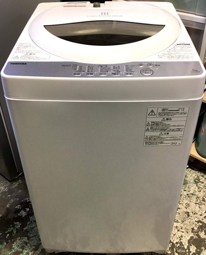 【送料無料・設置無料サービス有り】洗濯機 2019年製 TOSHIBA AW-5G6　中古