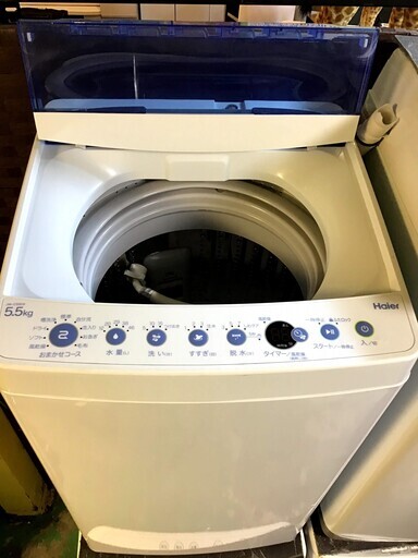 【送料無料・設置無料サービス有り】洗濯機 2018年製 Haier JW-C55CK　中古