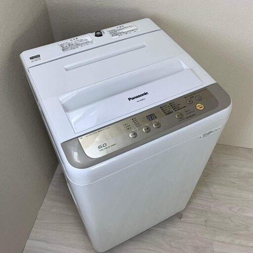 【値下げ】【美品】panasonic 洗濯機NA-F60B10　6㎏