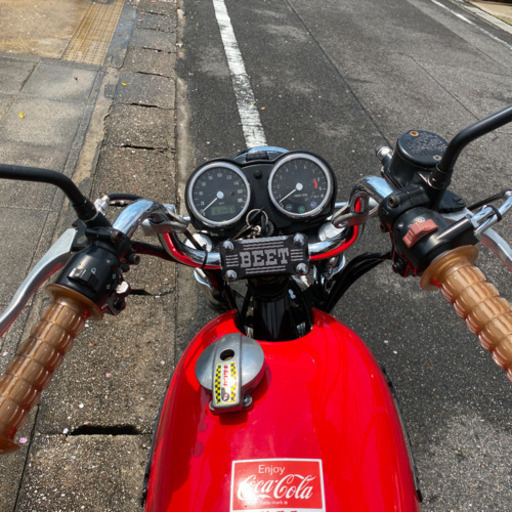 カワサキ W650 旧車風カスタム キャストホイール アルミタンク