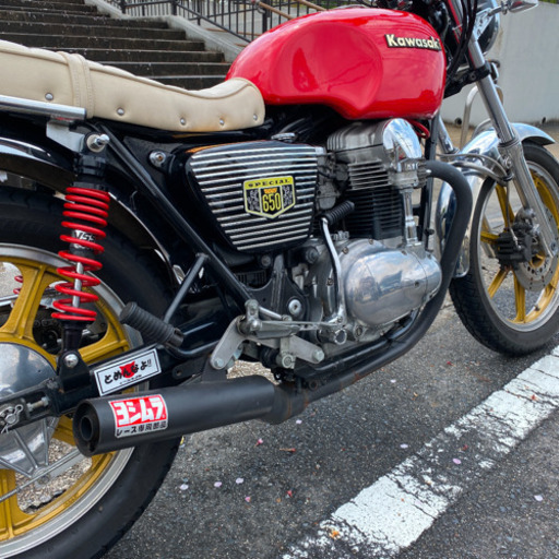 カワサキ W650 旧車風カスタム キャストホイール アルミタンク