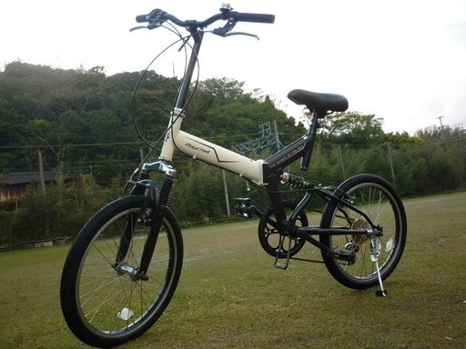 美品◆折りたたみ自転車  20インチ シマノ6段変速  Raychell レイチェル 　配　折り畳み自転車　達可能