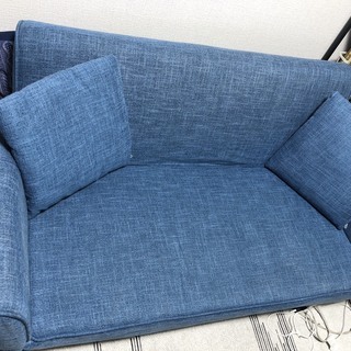 MOSA Sofa ソファ ソファベッド 2人掛け（ネイビー）