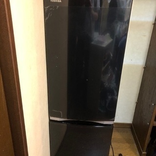 東芝　冷蔵庫　黒　GR-M17BS(K)　２か月ほどしか使用して...