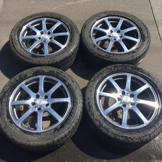 社外17インチ アルミホイール 225/55R17 4本セット
