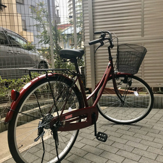 値下げ！半額以下！26インチ自転車・子供同乗器取り付け可・保証書あり 