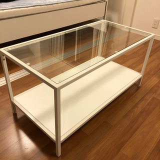 IKEA  ガラストップテーブル
