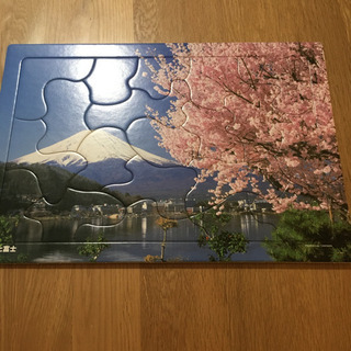 パズル20ピース　桜と富士