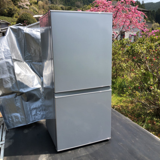 2015年製　2ドア冷凍冷蔵庫 157L AQUA