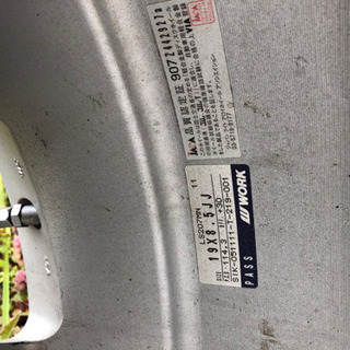 19inchホイールです。
