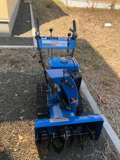 受け渡し決定】コマツ 除雪機 ジャンク 2台セット 部品取りに ヤマハ