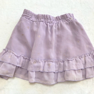 スカート　110 薄紫