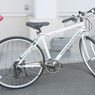 自転車 28インチ ホワイト クロスバイク ロードマーク ROA...